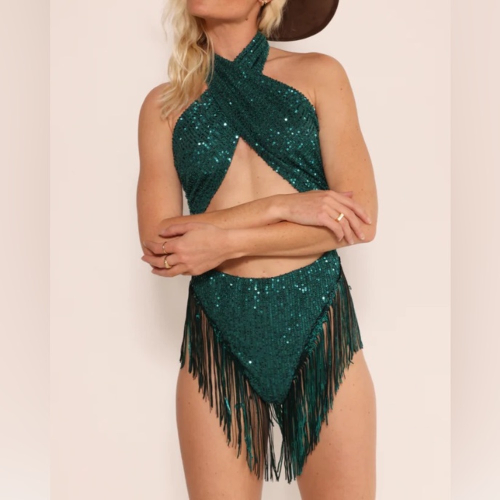 Ibiza sequin bodysuit